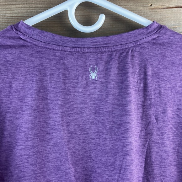 Spyder Active Womens Shirt Long Sleeve Performance Outdoor Utility Purple XL - Picture 7 of 9
